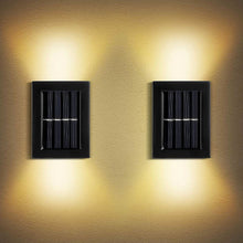 Solar Wall Lights Small Fence Lights Solar Powered Up Down LED Porch Light  (1 Pc)