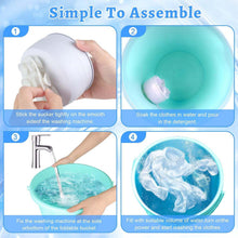Mini Turbo Washing Machine – Portable USB Washer for Home & Small Spaces