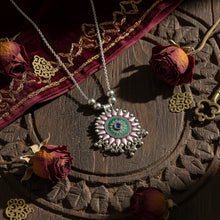 Traditional oxidized necklace        
